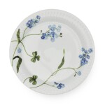 KÄHLER Porcelánový tanier Hammershøi Summer Forget me not 22 cm