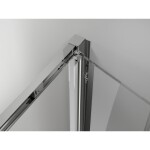MEXEN - Exo skladacie sprchové dvere 120, transparent, chróm 816-120-000-01-00