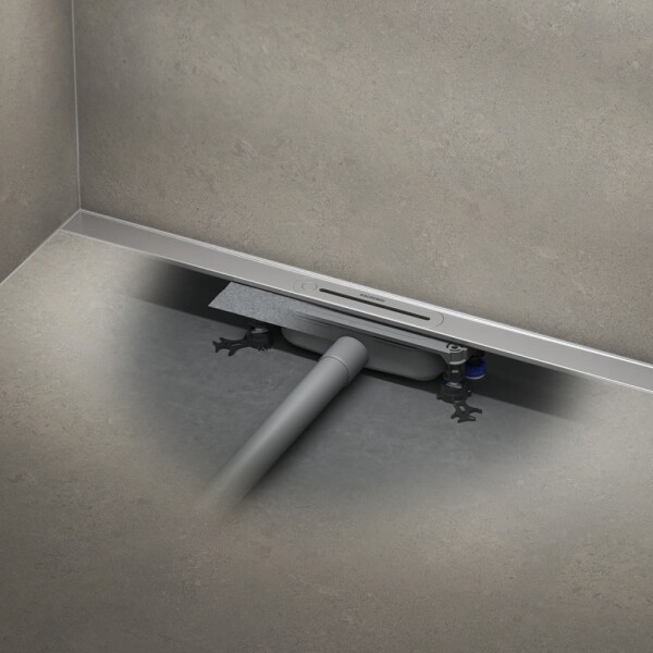 SET Sprchový žlab Kaldewei Flowline Zero 90 cm nerez nerezová ocel a odtoková souprava FlowDrain Regular 940000010930+687744800000 KALDEWEISET9