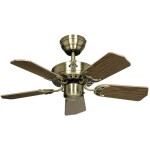 CasaFan Classic Royal 75 MA stropný ventilátor 48 W (Ø x v) 76 cm x 295 mm staromosadzný; 507501