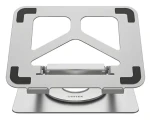 Unitek D1109A šedá / Stojan na notebook / Hliníkový / Otočný 360° / USB hub HDMI, LAN, PD 100W / do 17" (D1109A)