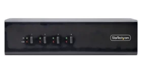 StarTech 4- Port Dual-Monitor KVM / KVM prepínač / DisplayPort 4K 60Hz / 2× USB 5Gbps / 2× USB 2.0 HID / Hotkey (P4DD46A2-KVM-SWITCH)
