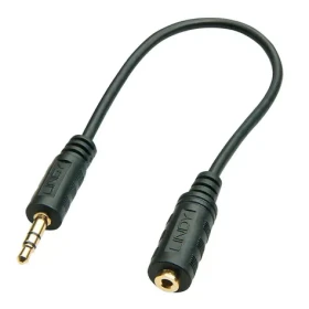 Lindy Jack 3,5 mm/2,5 mm čierna / Audio redukcia (35699)