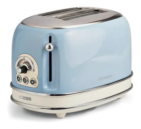 Ariete 155 Vintage modrá / Hriankovač / 2 hrianky / 810W (0155BL)