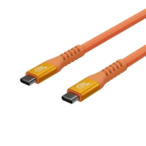 Shiverpeaks USB-C nabíjací kábel oranžová / Nabíjací kábel / USB 3.2 / 240 W / 2 m (FL31-77037)