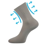 Ponožky BOMA Diarten light grey 3 páry 43-45 100600