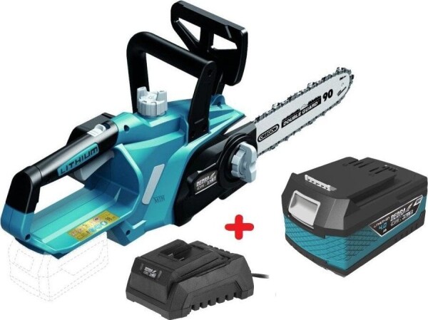 Dedra AKUMULIATORINIS GRANDININIS PJŪKLAS DEDRA DED7095ML SU 4Ah BATERIJA IR KROVIKLIA