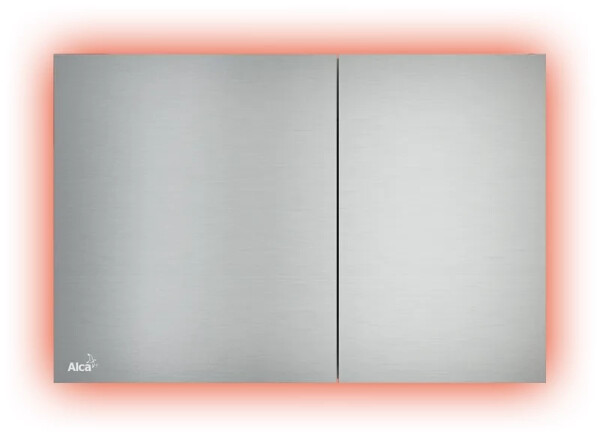 Alcadrain 1 - Alcadrain Ovládacie tlačidlo pre predstenové inštalačné systémy s podsvietením rainbow, alunox-mat AIR LIGHT R AIR LIGHT R