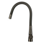 Laveo - Riveco - drezová batéria stojanková s elastickým ramenom + filter, grafit BRIB968D