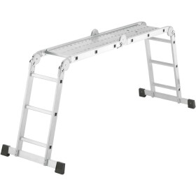 Hailo ProfiStep® combi 7412-037 hliník viacúčelový rebrík Max.prac. výška: 4.35 m strieborná 16.7 kg; 7412-037