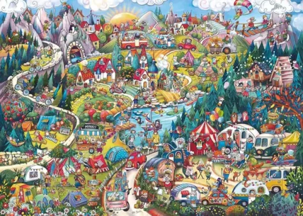 HEYE Puzzle Choďte táboriť!