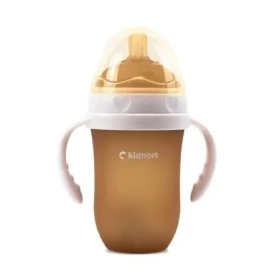 Kidnort Eple Dojčenská fľaša pre dojčené deti 250ml 6m+ béžová (KID000052)