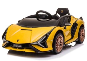 Mamido Detské elektrické auto Lamborghini Sian žlté