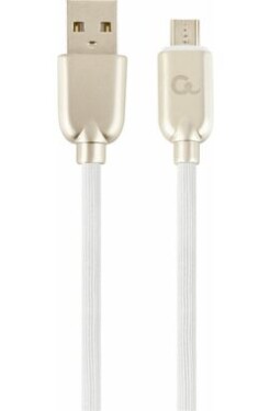 Gembird CC-USB2R-AMMBM-2M-W Micro USB kábel 2 m biela / USB-A (M) - Micro USB (M) (CC-USB2R-AMMBM-2M-W)