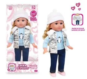 Bábika Natalia v striebornej veste