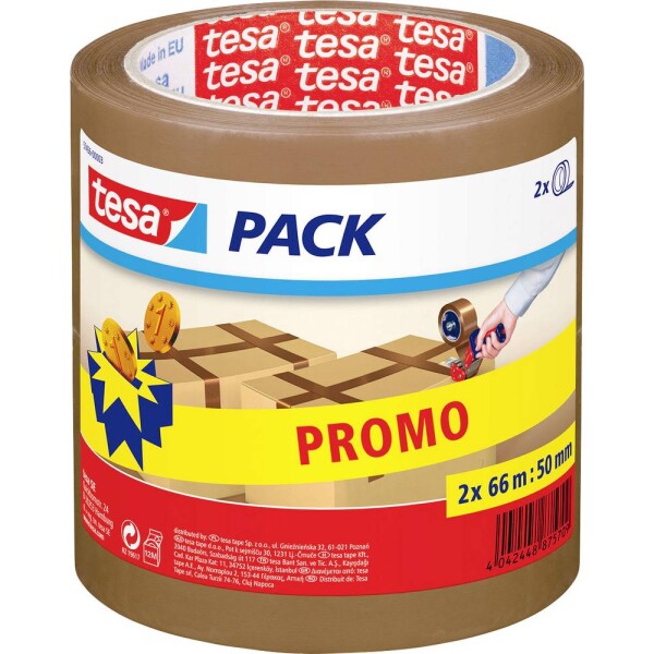 Tesa 57456-00003-02 lepiaca páska TESAPACK® svetložltá (d x š) 66 m x 50 mm 1 ks; 57456-00003-02