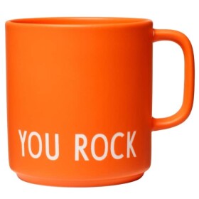 DESIGN LETTERS Porcelánový hrnček You Rock Orange 300 ml