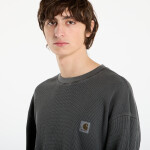 Tričko Carhartt WIP L/S Vista Waffle T-Shirt UNISEX Black Garment Dyed L
