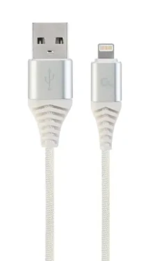 Gembird CC-USB2B USB-A - Lightning 1m biela (CC-USB2B-AMLM-1M-BW)