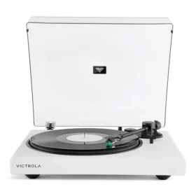 Victrola VPT-1520-WHT-INT Wave biela / Gramofón / 2 rýchlostné / RCA / Auracast / predzosilňovač (100002200211)