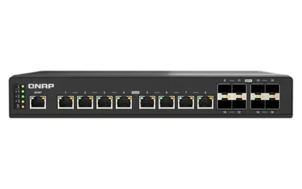 QNAP QSW-IM3216-8S8T / Riadený switch / 8x 10GbE RJ45 / 8x 10GbE SFP+ (QSW-IM3216-8S8T)