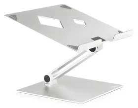 Durable Rise strieborná / Stojan pre notebook / nastaviteľný / skladací / do 17" (505023)