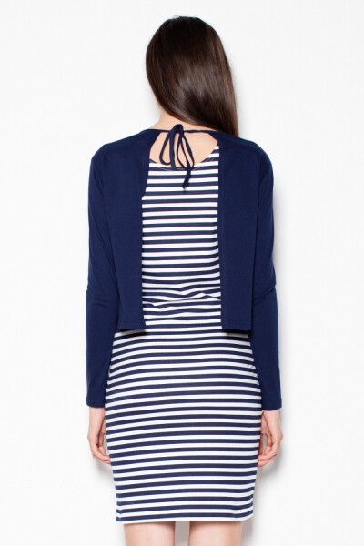 Denné šaty VT065 modrá a biela - Venaton XL