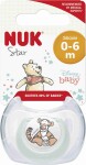 NUK Cumlík Star DISNEY Macko Pú 0-6m. box