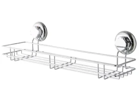 Compactor Bestlock Polička pod zrkadlo chróm / bez vŕtania / až 12kg (RAN6995)