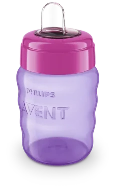 Philips Avent SCF553/03 ružová / Detský hrnček s náustkom / 260 ml / 9m + (55740)