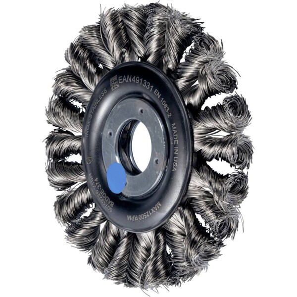 PFERD TOOLS PFERD POS COMBITWIST okrúhla kefa točená RBG HD Ø 115x12x22,2 mm drôt z nerezovej ocele Ø 0,35 mm uhlová brúska 43312012 1 ks; 43312012