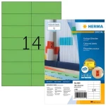 Herma Etikety A4 zelená / Etikety / 105x42,3 mm / papier matný / 1400 ks (4559)