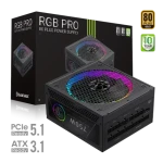 Gamemax RGB PRO 750G / Zdroj / ATX / 750W / 80 PLUS Gold / RGB / plne modulárne (RGB PRO 750G)
