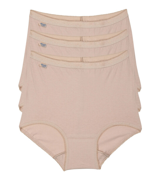 Dámske nohavičky Basic Maxi Beige 3 Pack - Sloggi Béžová M