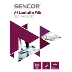 Sencor SLA FA4B250 Laminovacia fólia A4/250mic (100ks) (8590669199273)