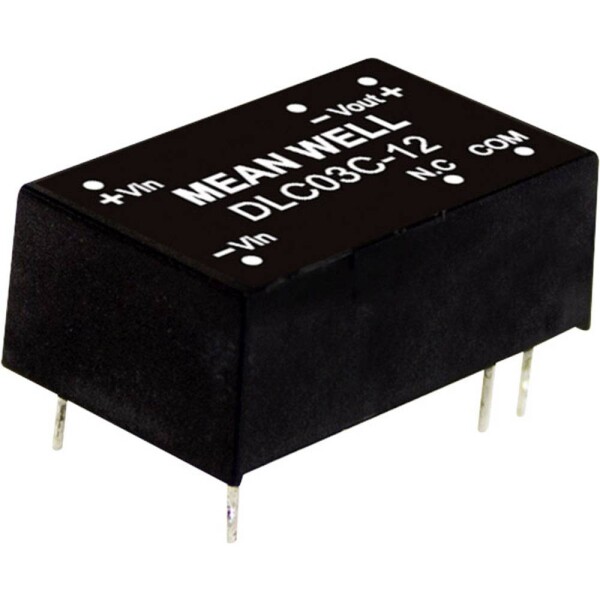 MEAN WELL DLC03B-12 DC / DC menič napätia, modul 125 mA 3 W Počet výstupov: 2 x; DLC03B-12