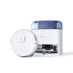 Ecovacs Deebot Mini biela, modrá / Robotický vysávač / vysávanie mopovanie / LiDAR / 9000 Pa / stanica Mini OMNI (DJX11)