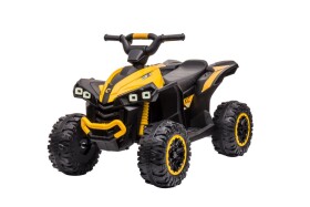 Mamido Detská elektrická štvorkolka XC-sport 2x45W žltá