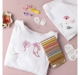 Creativ Company Kreatívna sada Vyšívanie na tričko
