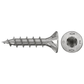 Fischer 574148 skrutky do drevotriesky 4 mm 30 mm TX Nerezová oceľ 200 ks; 574148