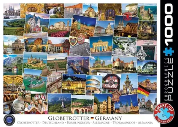 EUROGRAPHICS Puzzle Svetobežník - Nemecko