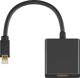 MicroConnect Adapter Mini DisplayPort 1.2 (M) - HDMI (F) čierna / podpora audia (MDPHDMIB)