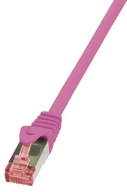 LogiLink ružová / Patch kábel / Cat6 / S/FTP / RJ-45 / 3 m (CQ2069S)
