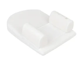 KikkaBoo Polohovacia podložka z pamäťovej peny klinová Airknit White / od 0 mesiacov (31106010134KB)