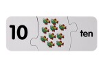 Mamido Vzdelávacie puzzle čísla Matematika Angličtina 10 spojení