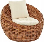 Beliani Fotel záhradný ratanový prírodny LERICI Lumarko!