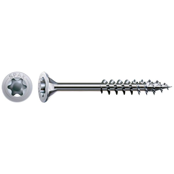 SPAX SPAX Seko-T-Tg 191010450405 skrutka do dreva 4.5 mm 40 mm Torx, vnútorná korunka šesťhranná ocel glavanizované zinkom 500 ks; 0191010450405