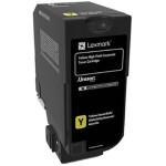 Lexmark 84C2HYE toner originál žltá Maximálny rozsah stárnek 16000 Seiten; 84C2HYE