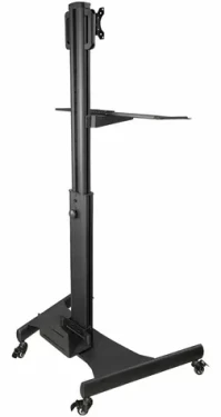 StarTech Mobilná pracovná stanica na kolieskach / Pracovná stanica / Nosnosť 8 kg / Náklon -30° až 30° / Otočná 360° (WKSTNCART)