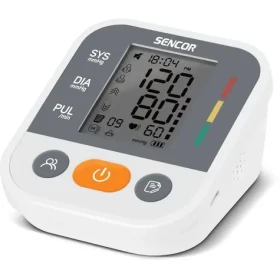 Sencor SBP 1100WH Digitálny tlakomer na paži / krvný tlaktep / pamäť 2x99 miest / displej 49x36 mm / 4X AAA (8590669352951)